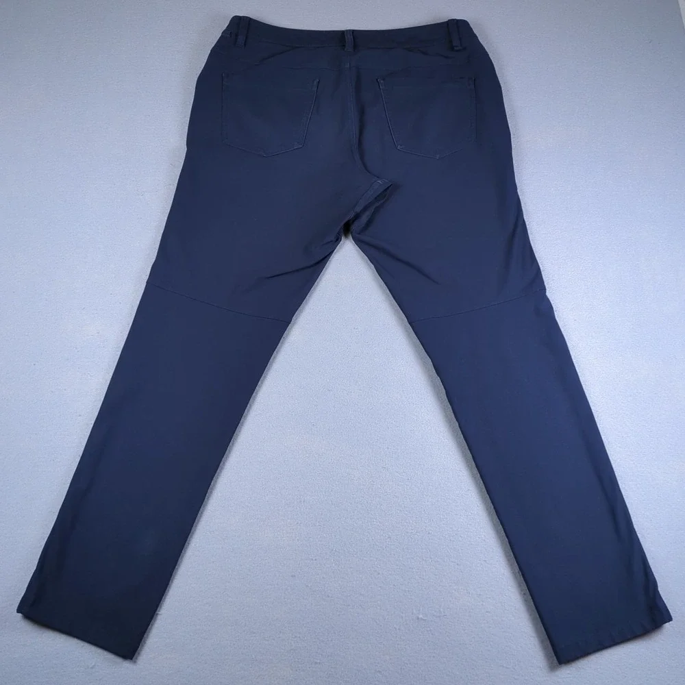 Lululemon ABC Slim Warpstreme Pants Mens 32x29 True Navy Blue Tapered LM5704S